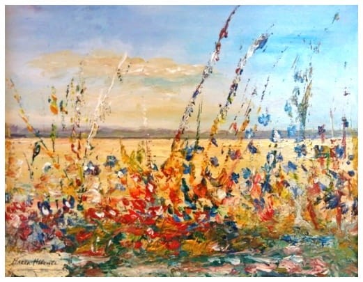 Pejzaż w ruchu – obraz akrylowy 50×40 cm Autor: Marek Miszkiel